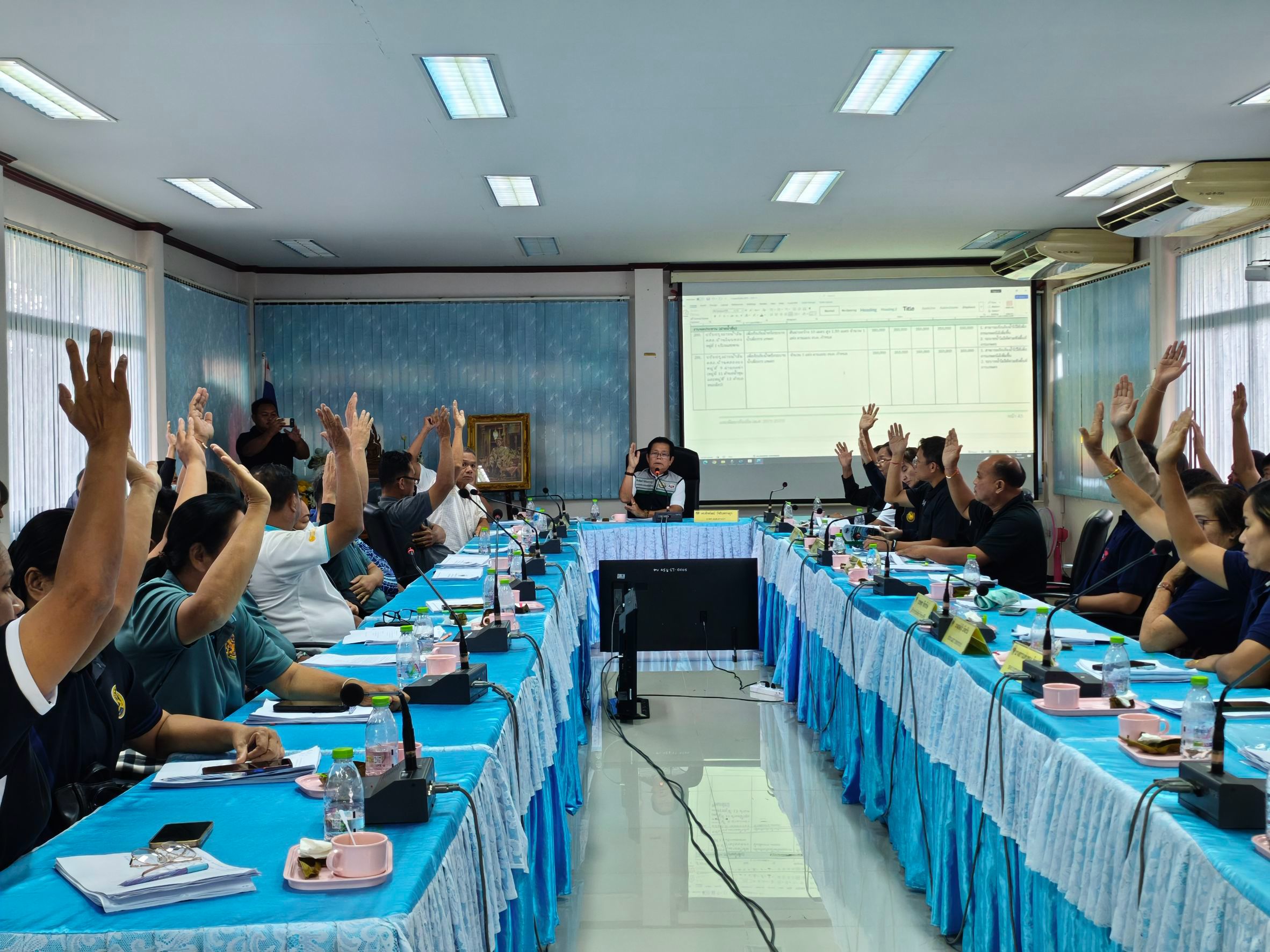 อบต.ลานบ่า ประชุมคณะกรรมการพัฒนาท้องถิ่นร่วมกับประชาคมท้องถิ่น พิจารณาร่างแผนพัฒนาท้องถิ่น มุ่งขับเคลื่อนการพัฒนาตำบลตอบสนองความต้องการของประชาชนอย่างยั่งยืน